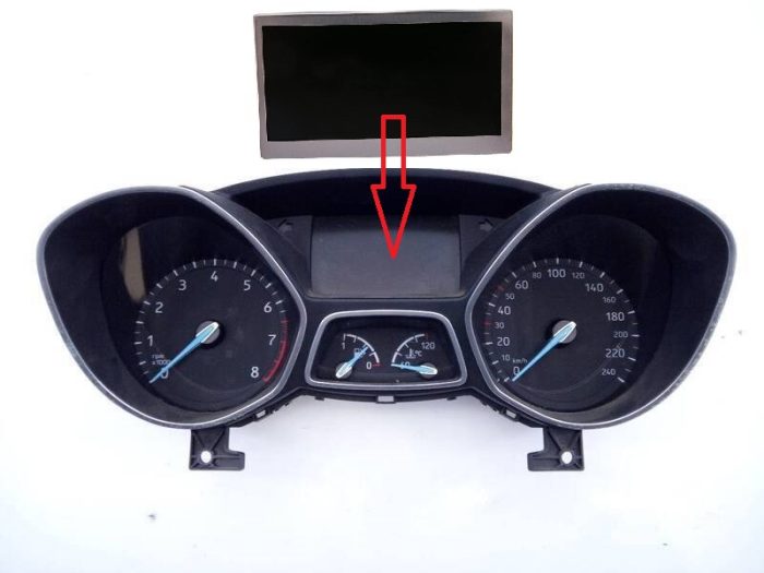 Ford Kuga DV4T-10849-ML Instrument Cluster LCD Screen Display Replacement Part 5